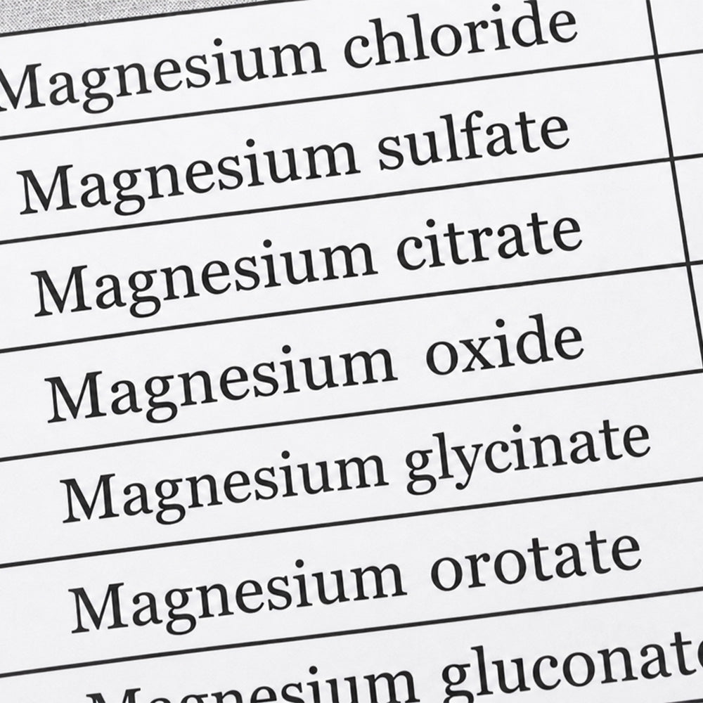 A Guide to Different Types of Magnesium - Dr. Moritz