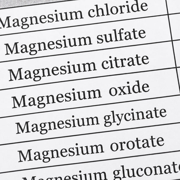 A Guide to Different Types of Magnesium - Dr. Moritz