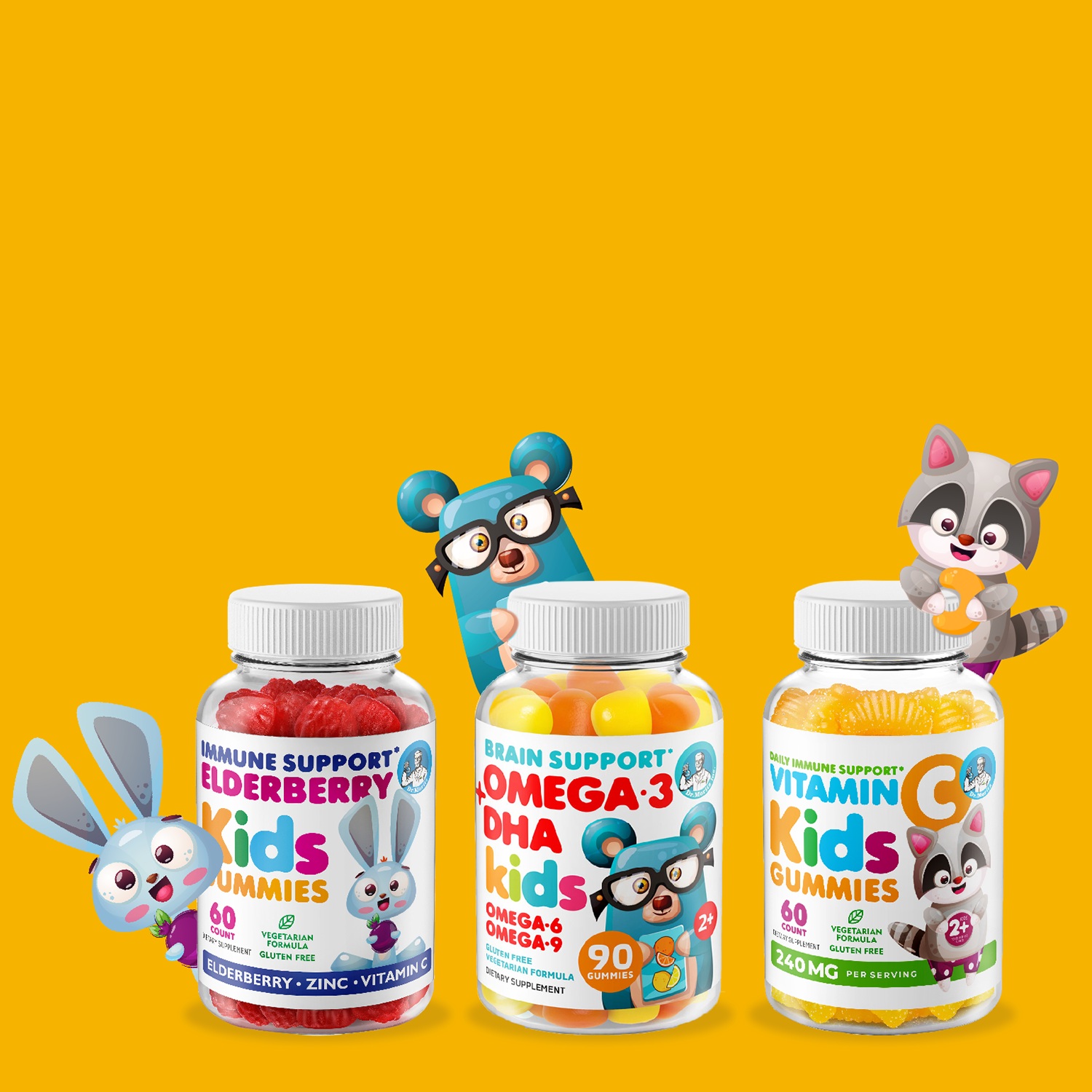 Dr. Moritz Multivitamins gummies for kids and adults
