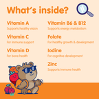 Kids Multivitamin Gummies - 60 Count free gift - Dr. Moritz