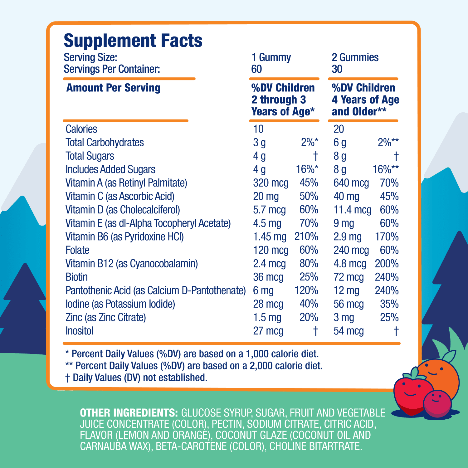 Kids Multivitamin Gummies - 60 Count free gift - Dr. Moritz