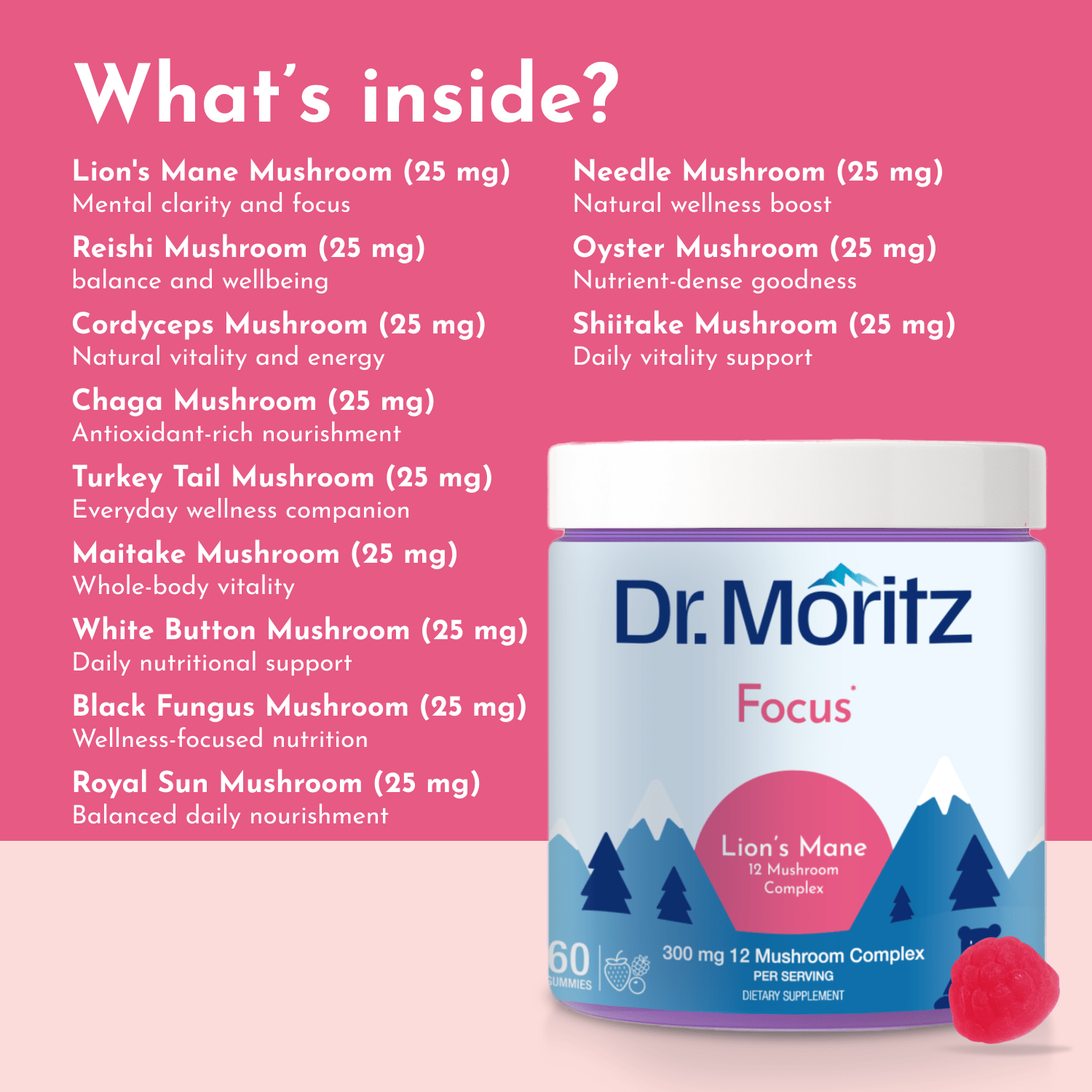 Lion's Mane Gummies - Dr. Moritz