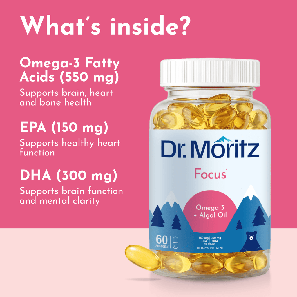 Vegan Omega 3 DHA & EPA Supplement - Dr. Moritz