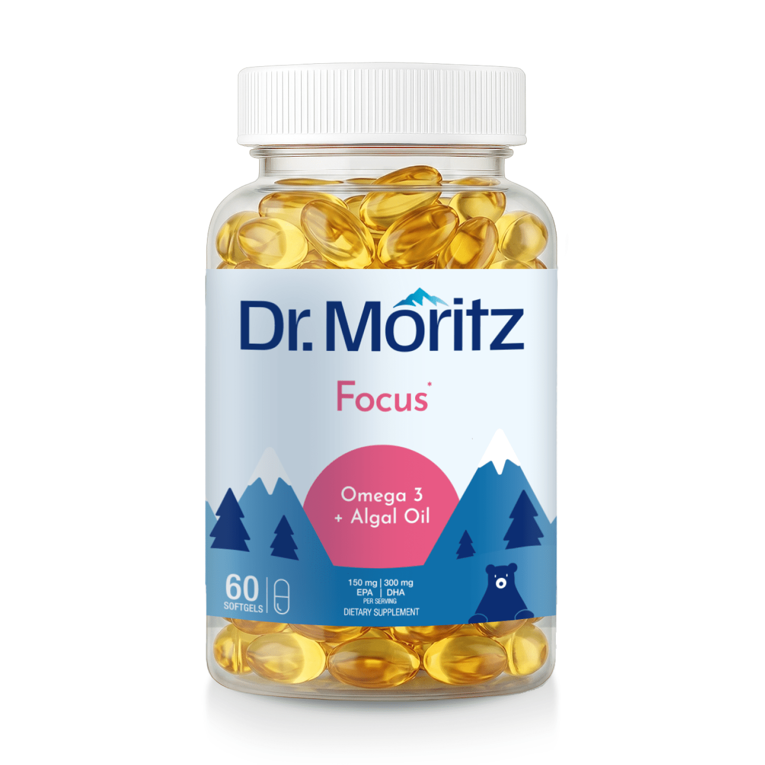 Vegan Omega 3 DHA & EPA Supplement - Dr. Moritz