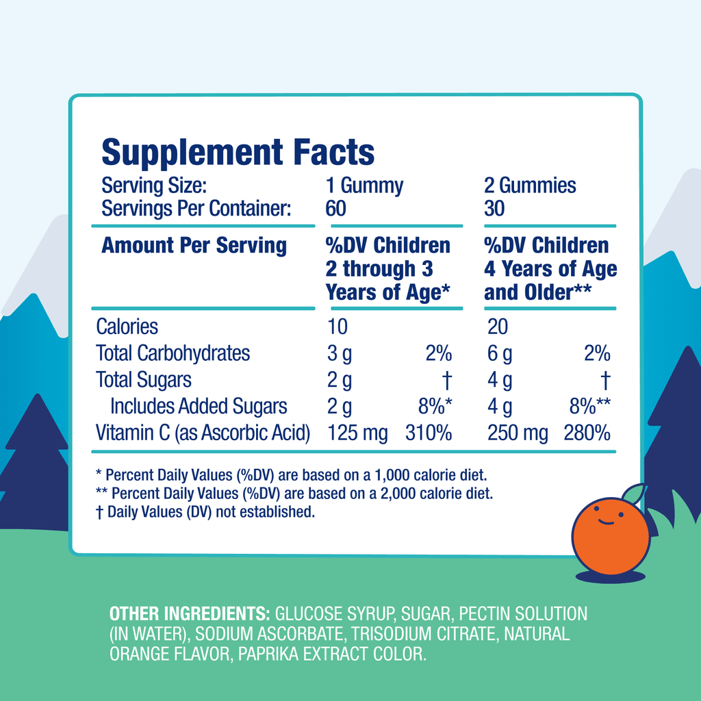 Vitamin C Gummies For Kids & Adults (2 pack) free gift - Dr. Moritz